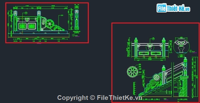 CNC,họa tiết hoa văn,bản vẽ vách ngăn,vách ngăn